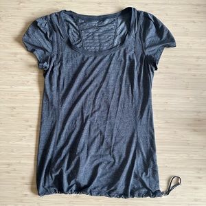 Lululemon Short Sleeve Drawstring Shirt